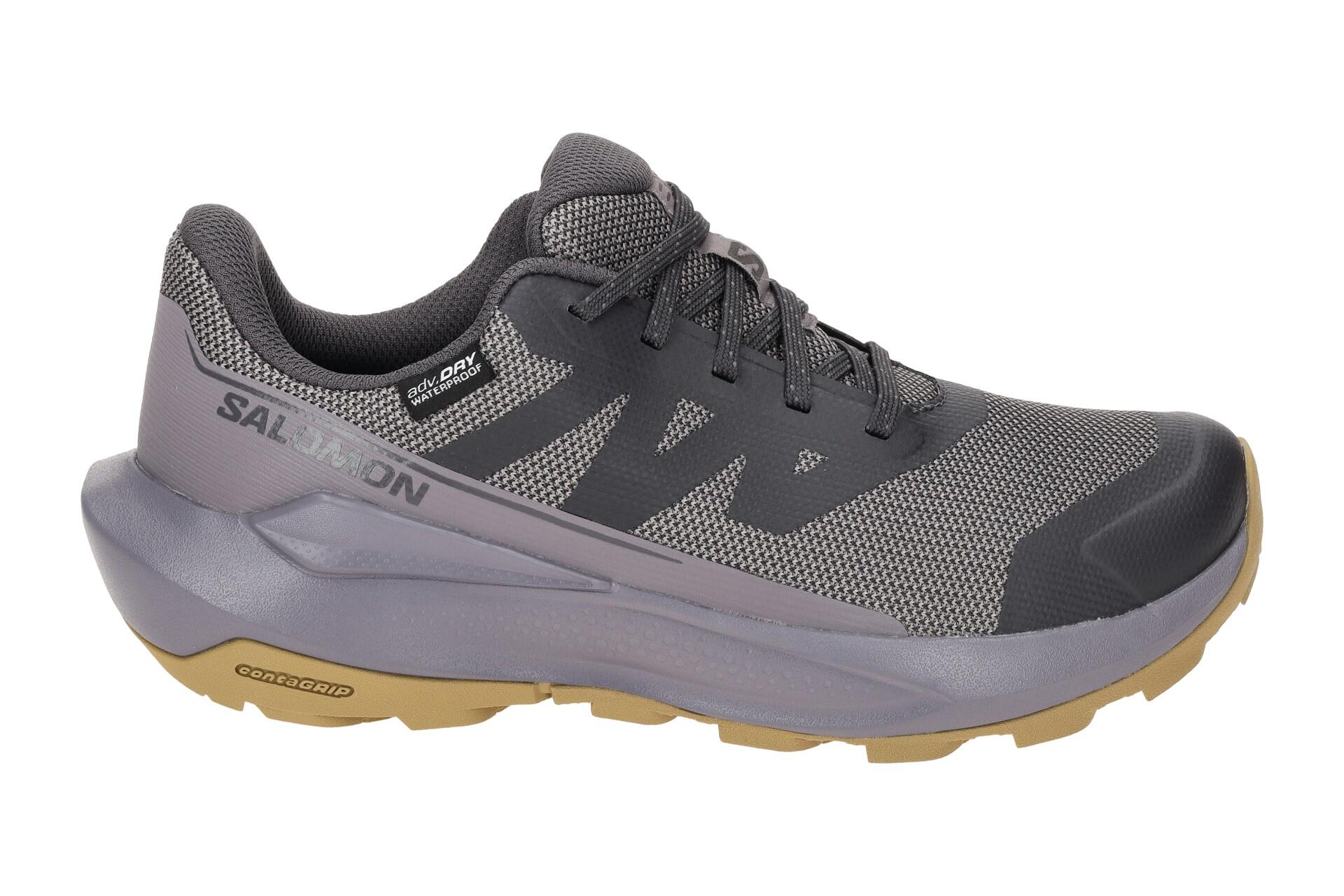 Salomon Elixir Tour Damen Schuhe grau lila Waterproof 475771 2/7