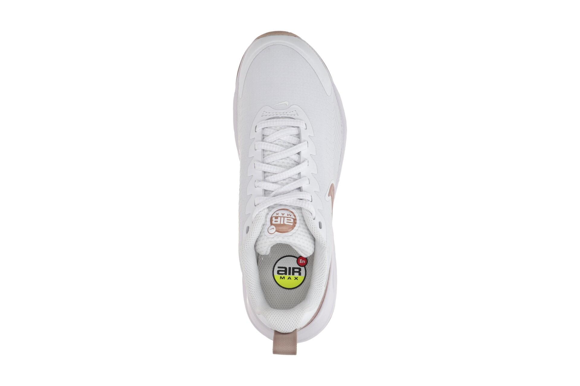 NIKE AIR MAX Nuaxis Schuhe weiß braun metallic Damen 6/7
