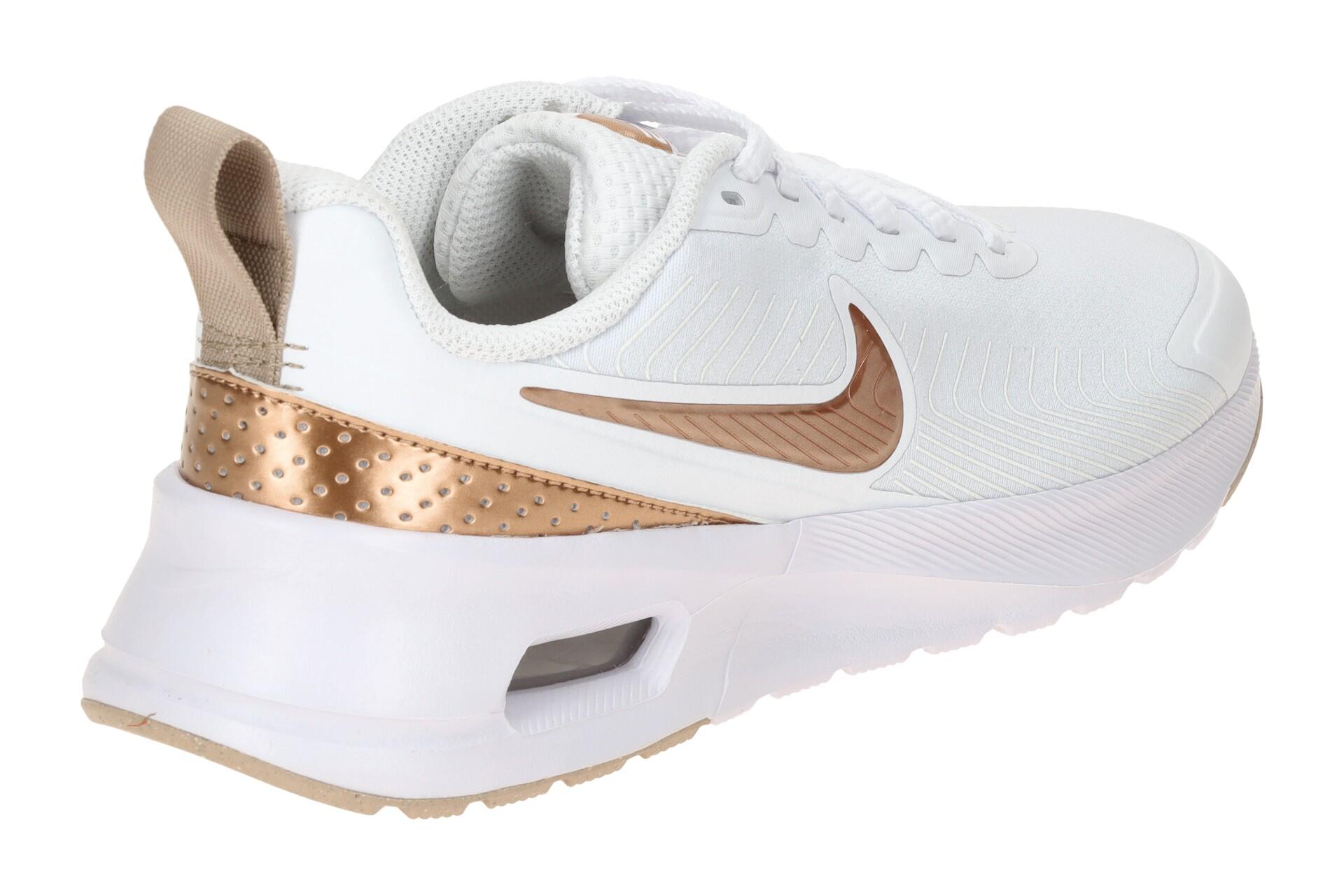 NIKE AIR MAX Nuaxis Schuhe weiß braun metallic Damen 4/7