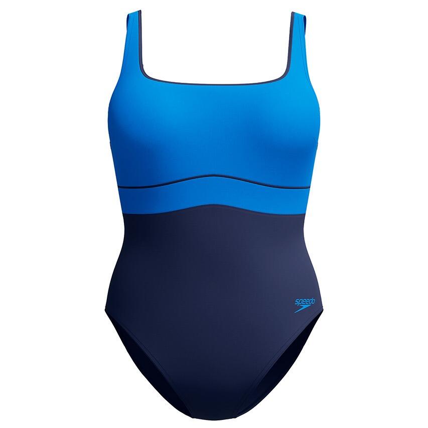 Speedo Badpak Eco Enduraflex New Contour Eclipse Navy/Blauw 1/6
