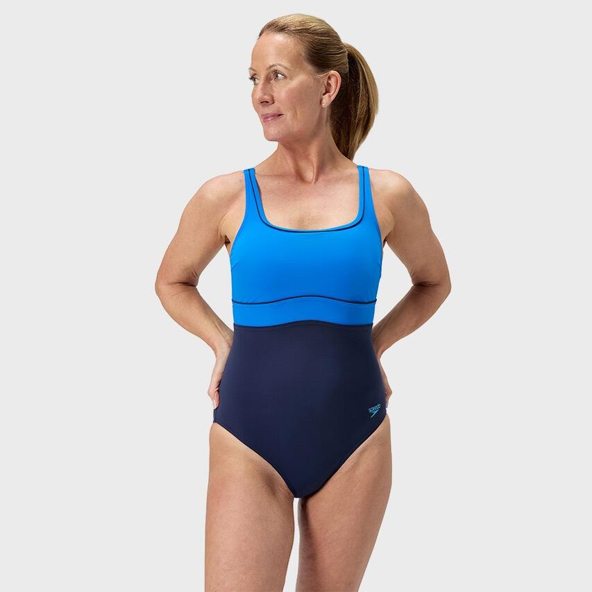 Speedo Badpak Eco Enduraflex New Contour Eclipse Navy/Blauw 4/6