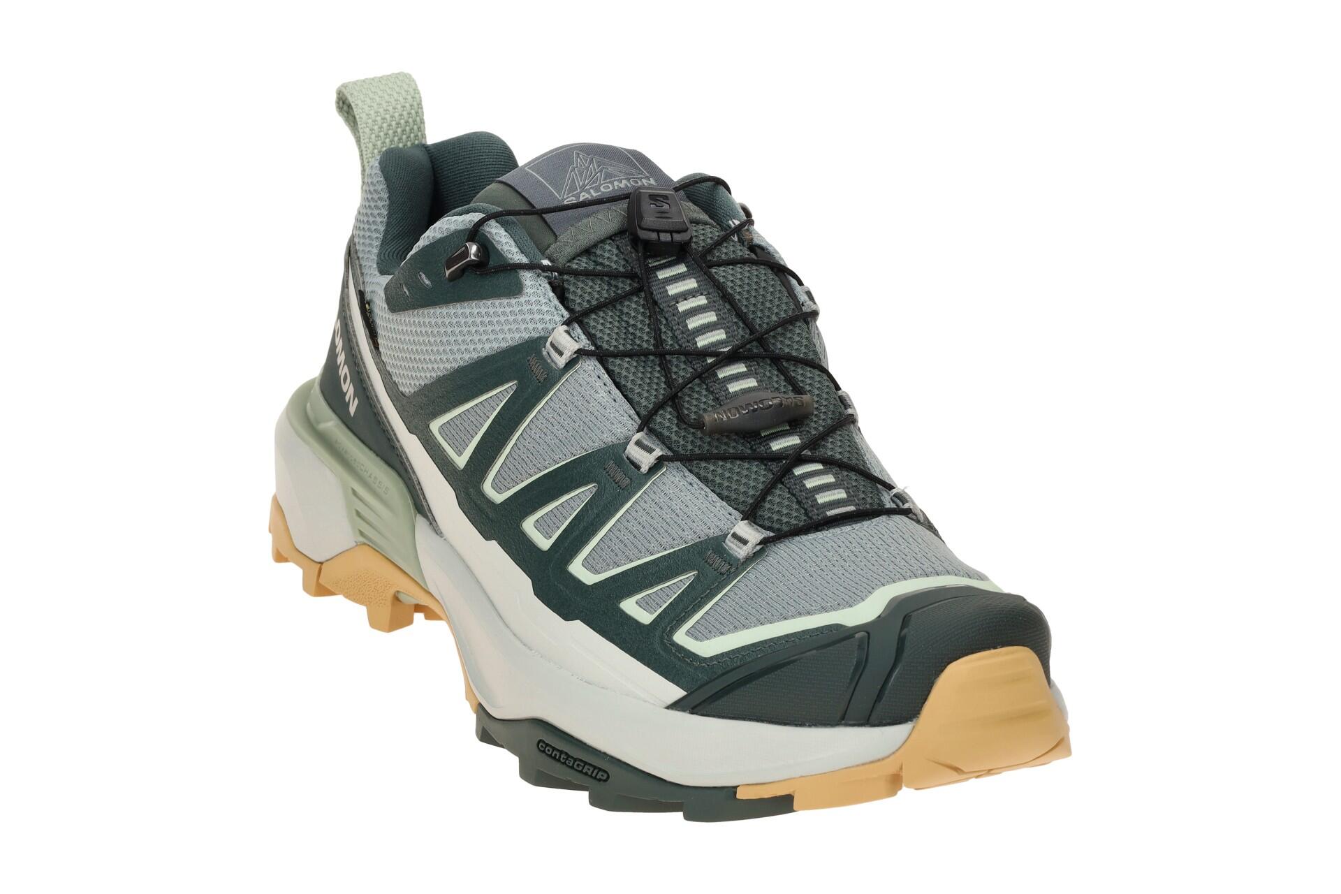 Salomon X Ultra 360 Edge Schuhe grün grau GORE-TEX 3/7