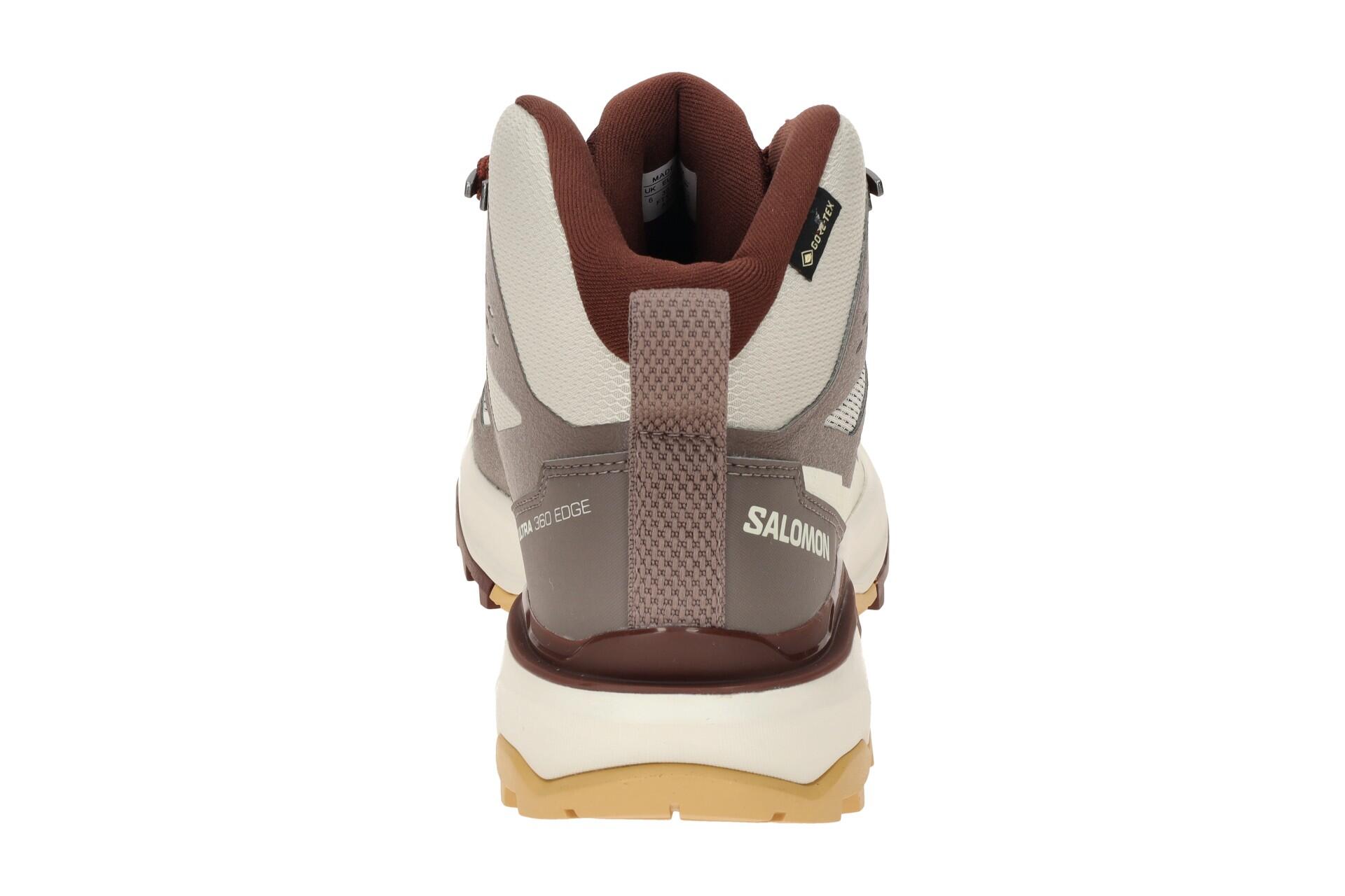 Salomon X Ultra 360 Edge Mid Schuhe grau rot GORE-TEX 5/7