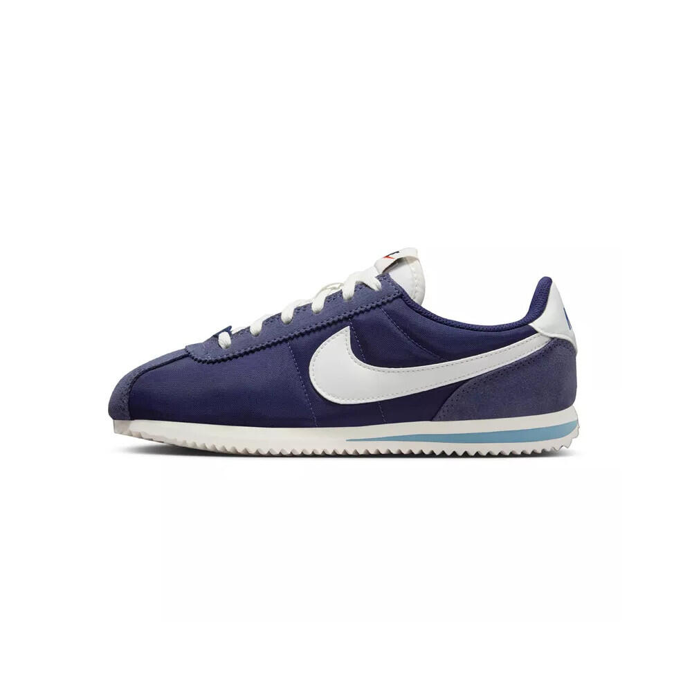 Nike - Basket Nike Cortez Textile Gs - Baskets - Blanc|bleu - Decathlon