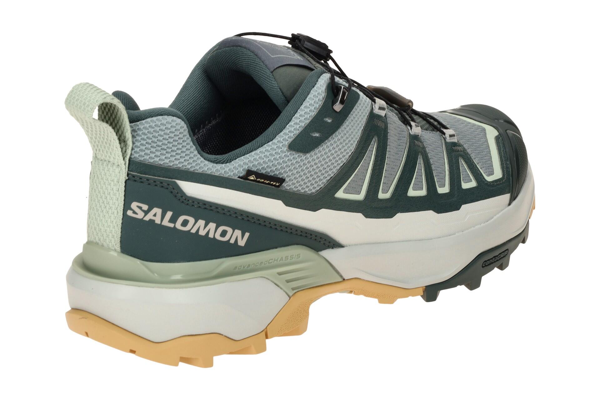Salomon X Ultra 360 Edge Schuhe grün grau GORE-TEX 4/7