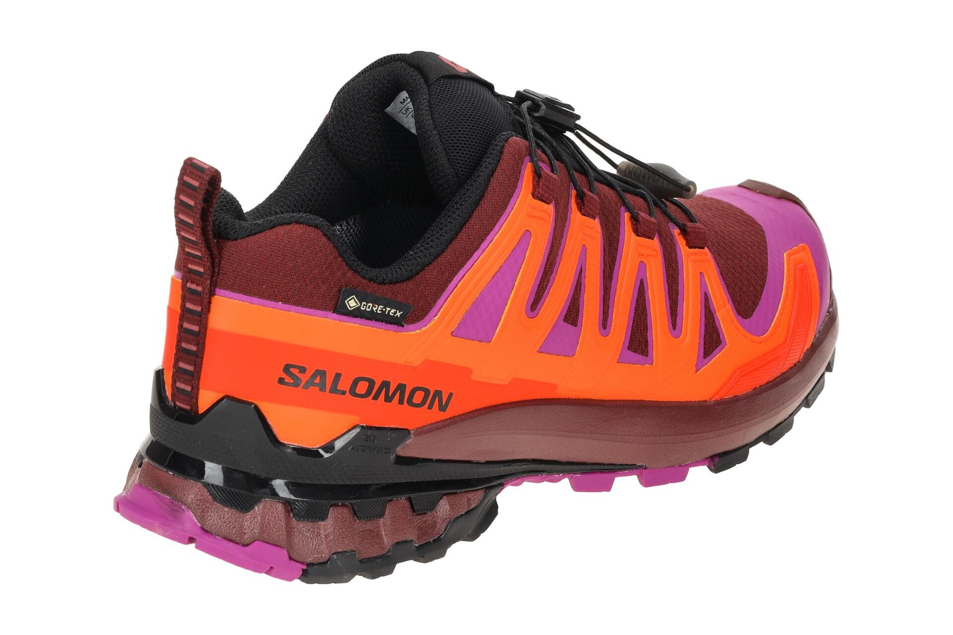 Salomon XA Pro 3D V9 Schuhe Damen rot orange GORE-TEX 479619 4/7