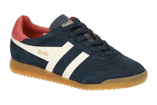Gola Torpedo Damen Sneakers Schuhe blau marineblau Velour CLB761