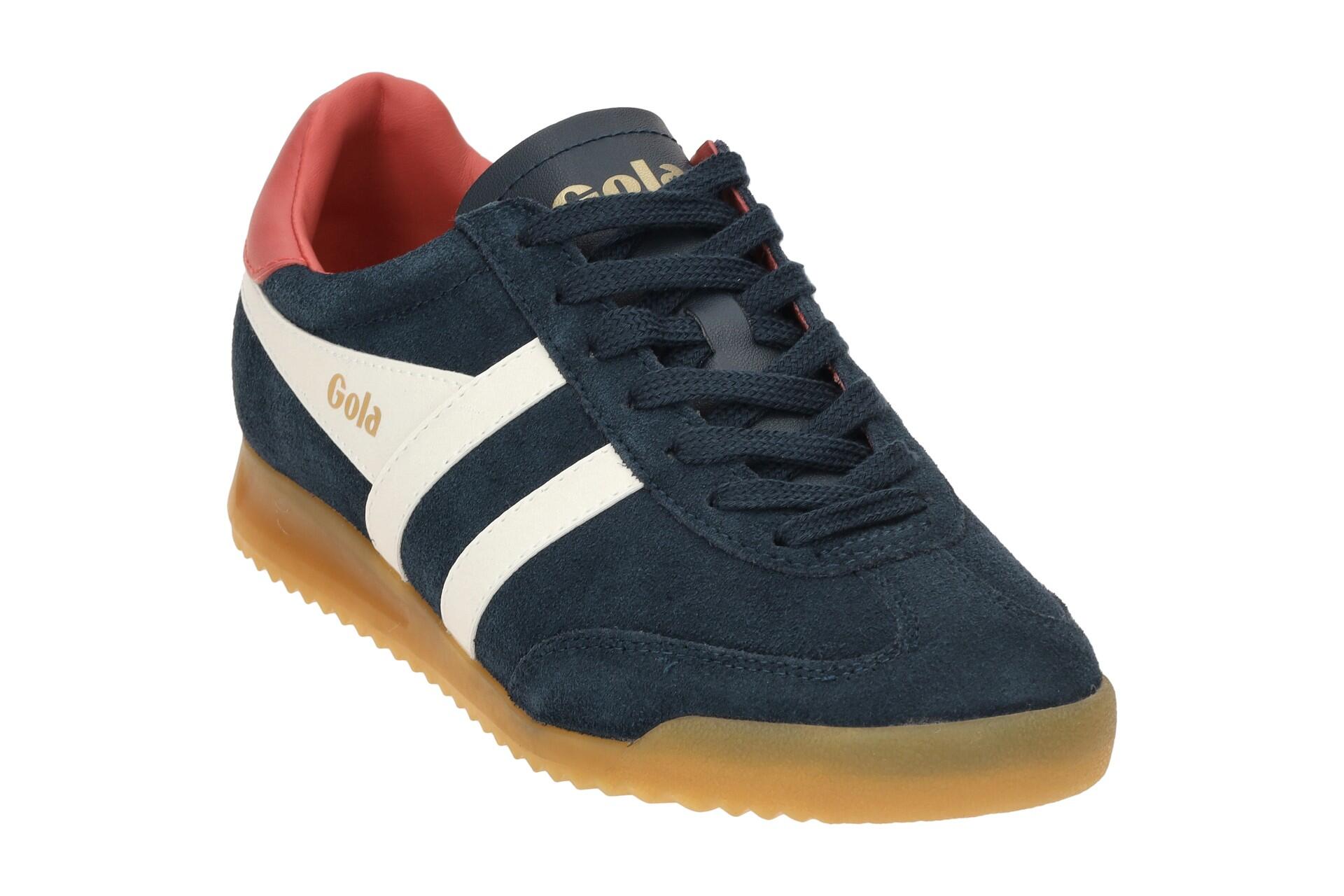 Gola Torpedo Damen Sneakers Schuhe blau marineblau Velour CLB761 3/7