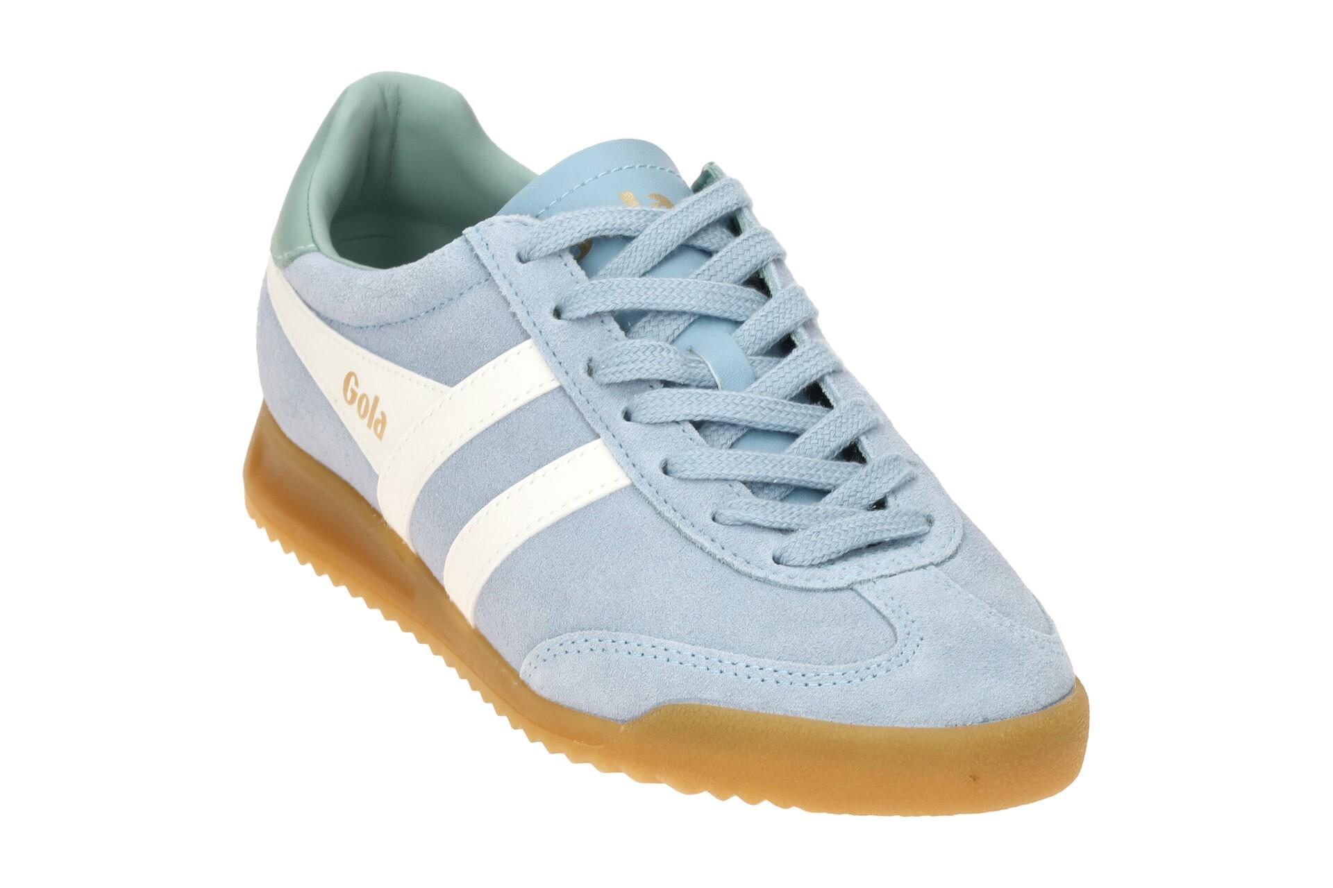 Gola Torpedo Damen Sneakers Schuhe air blau Velour CLB761 3/7