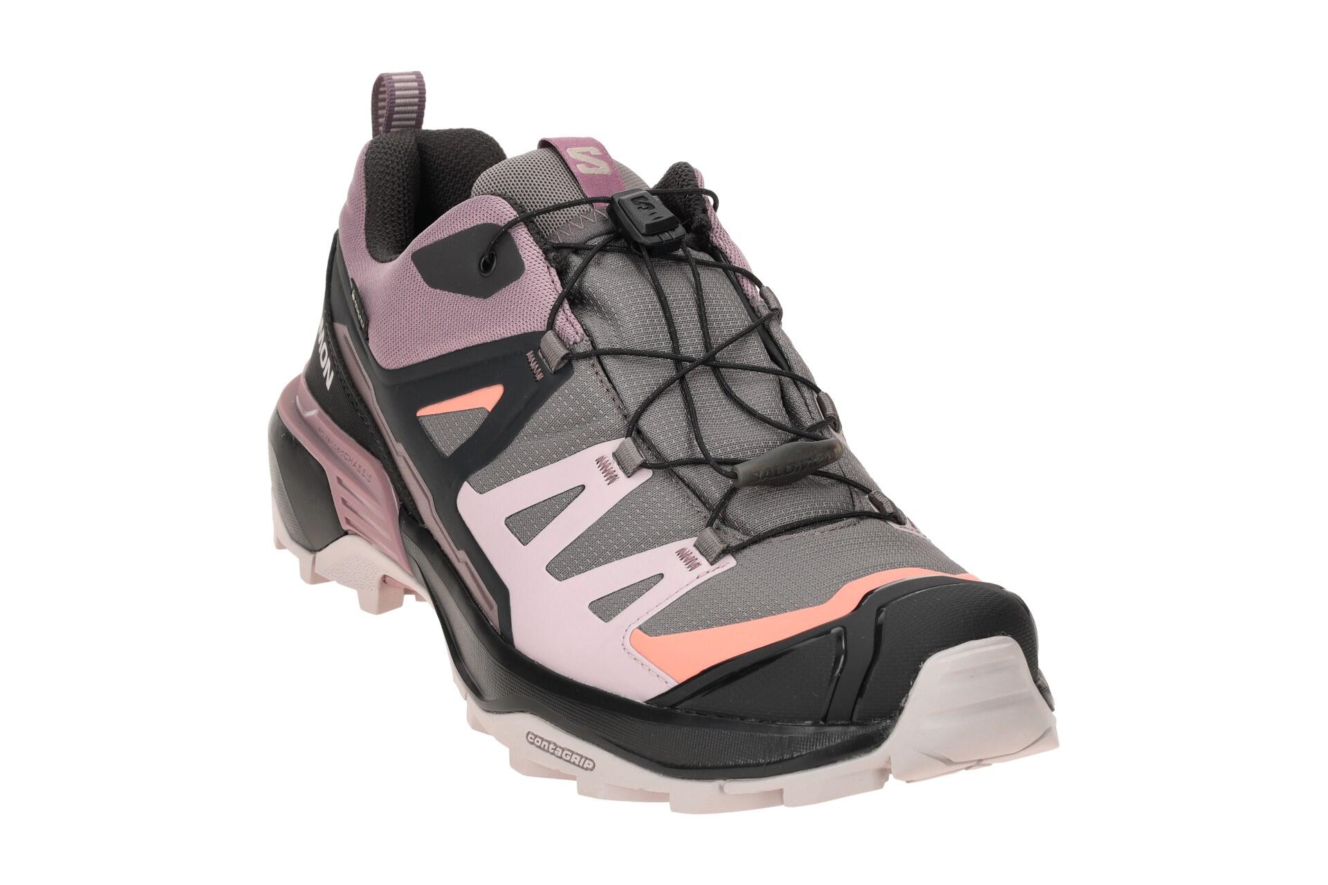 Salomon X Ultra 360 GTX Schuhe grau lila GORE-TEX 474494 3/7