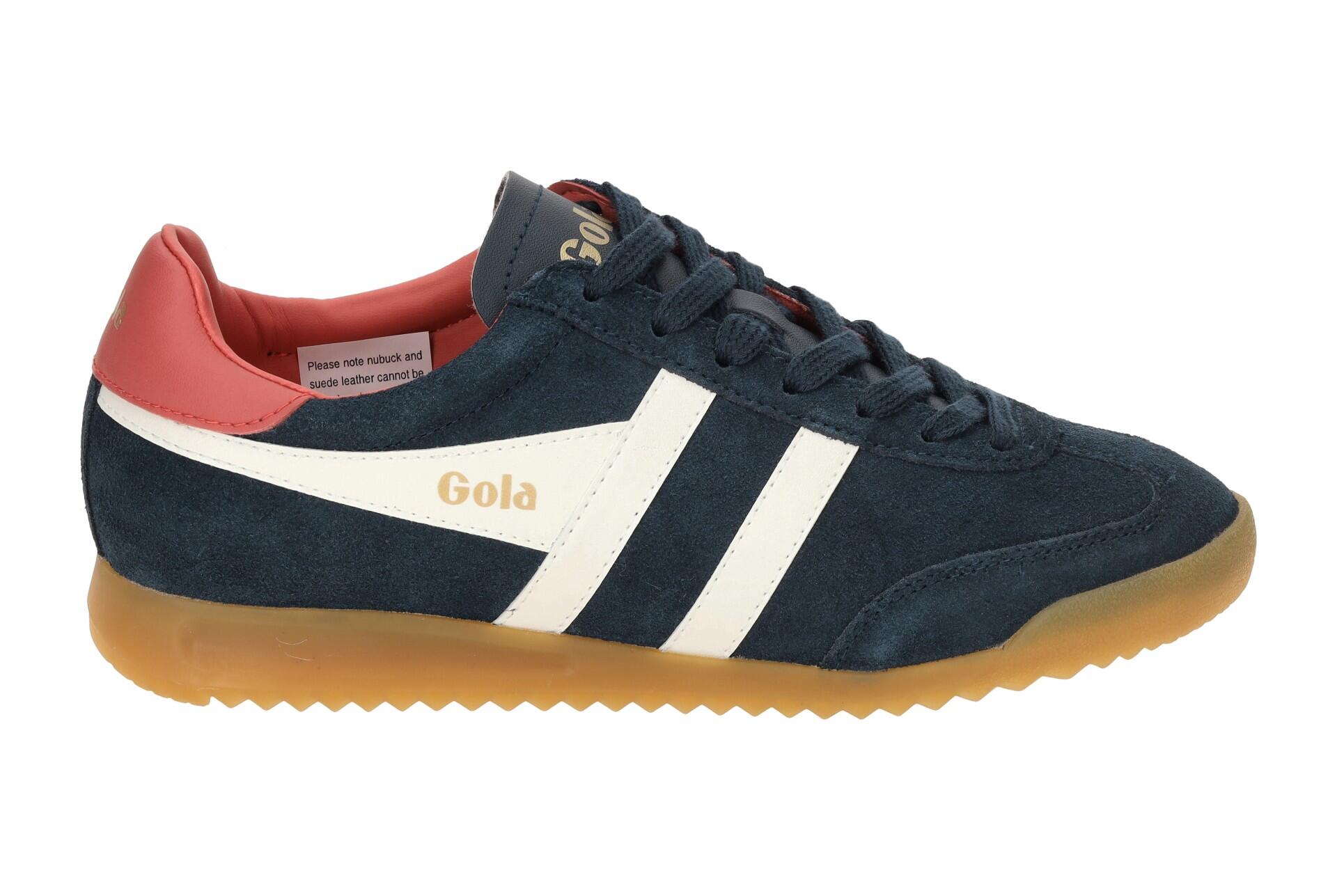 Gola Torpedo Damen Sneakers Schuhe blau marineblau Velour CLB761 2/7