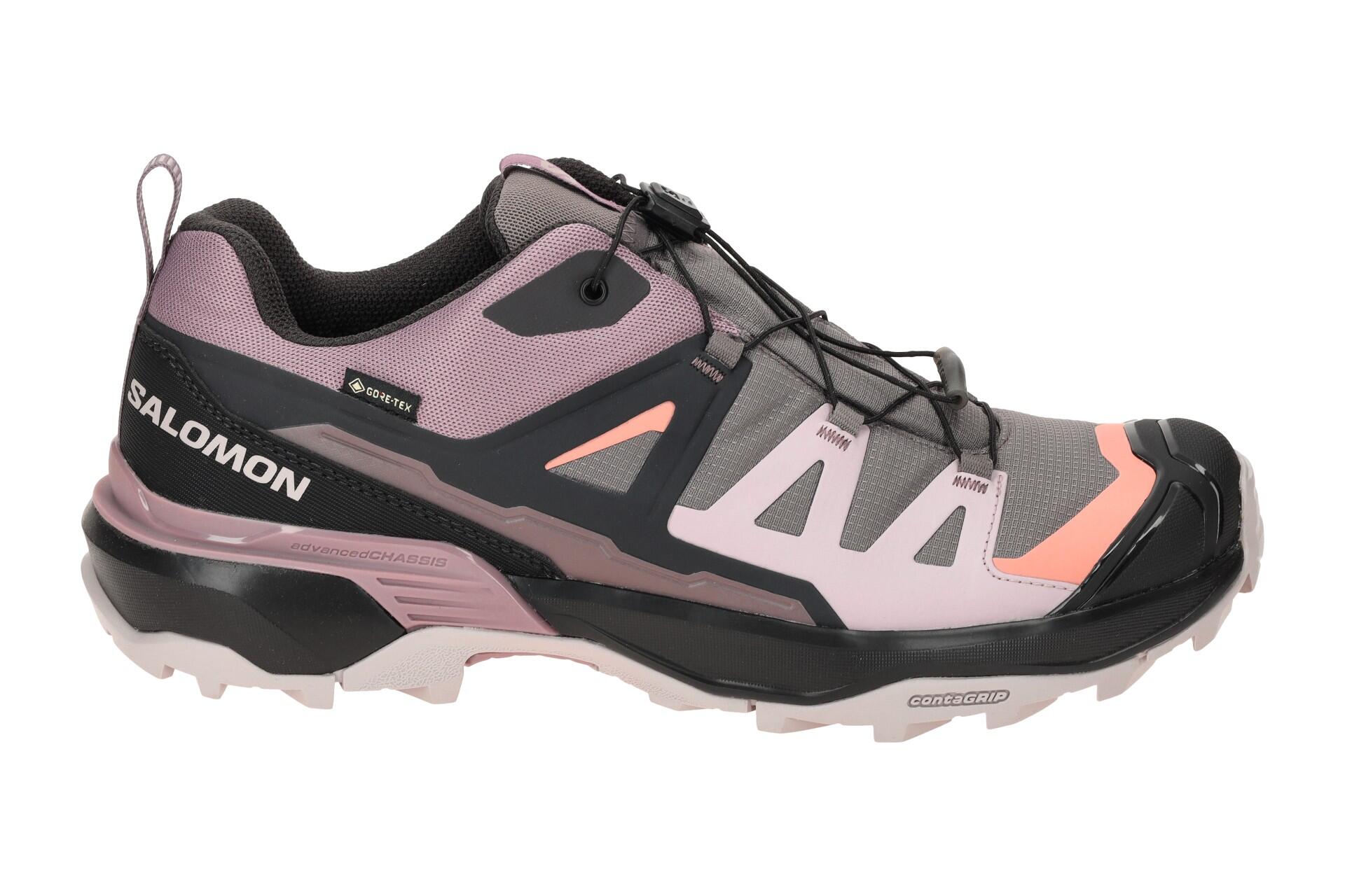 Salomon X Ultra 360 GTX Schuhe grau lila GORE-TEX 474494 2/7