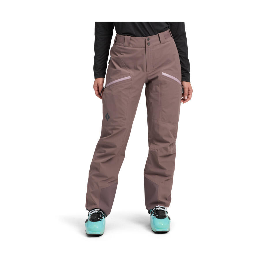 Damskie ocieplane spodnie narciarskie Black Diamond Recon
