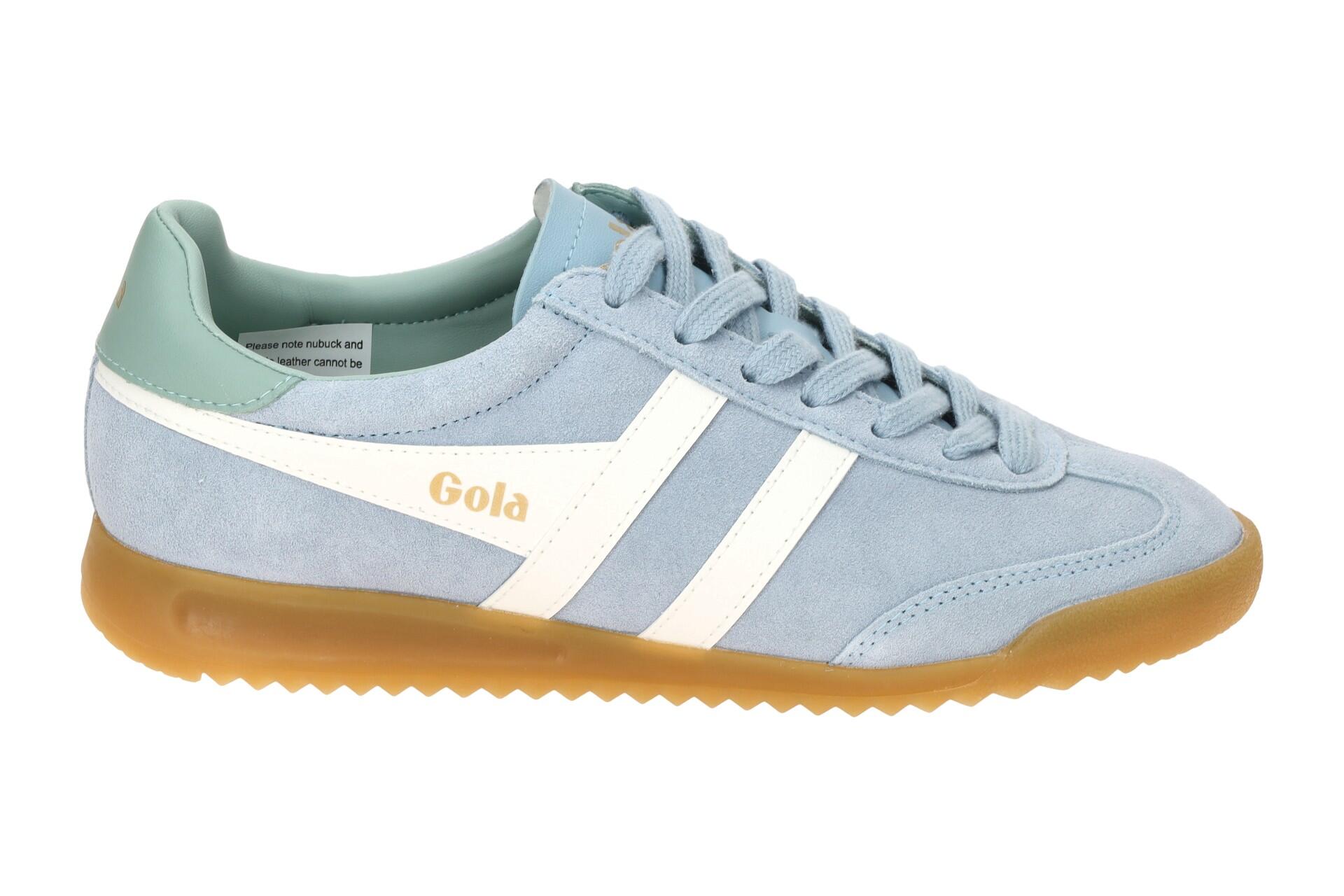 Gola Torpedo Damen Sneakers Schuhe air blau Velour CLB761 2/7