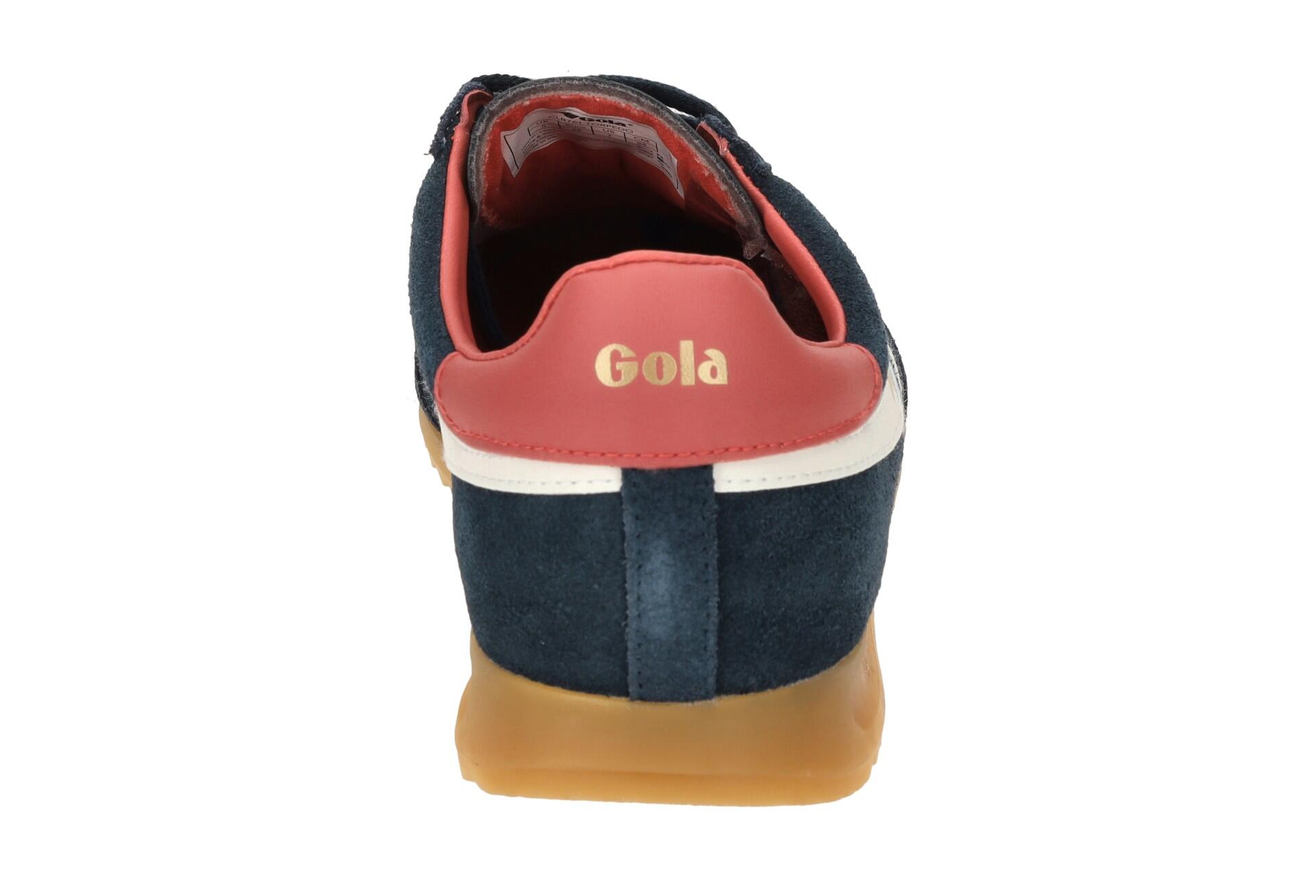 Gola Torpedo Damen Sneakers Schuhe blau marineblau Velour CLB761 5/7