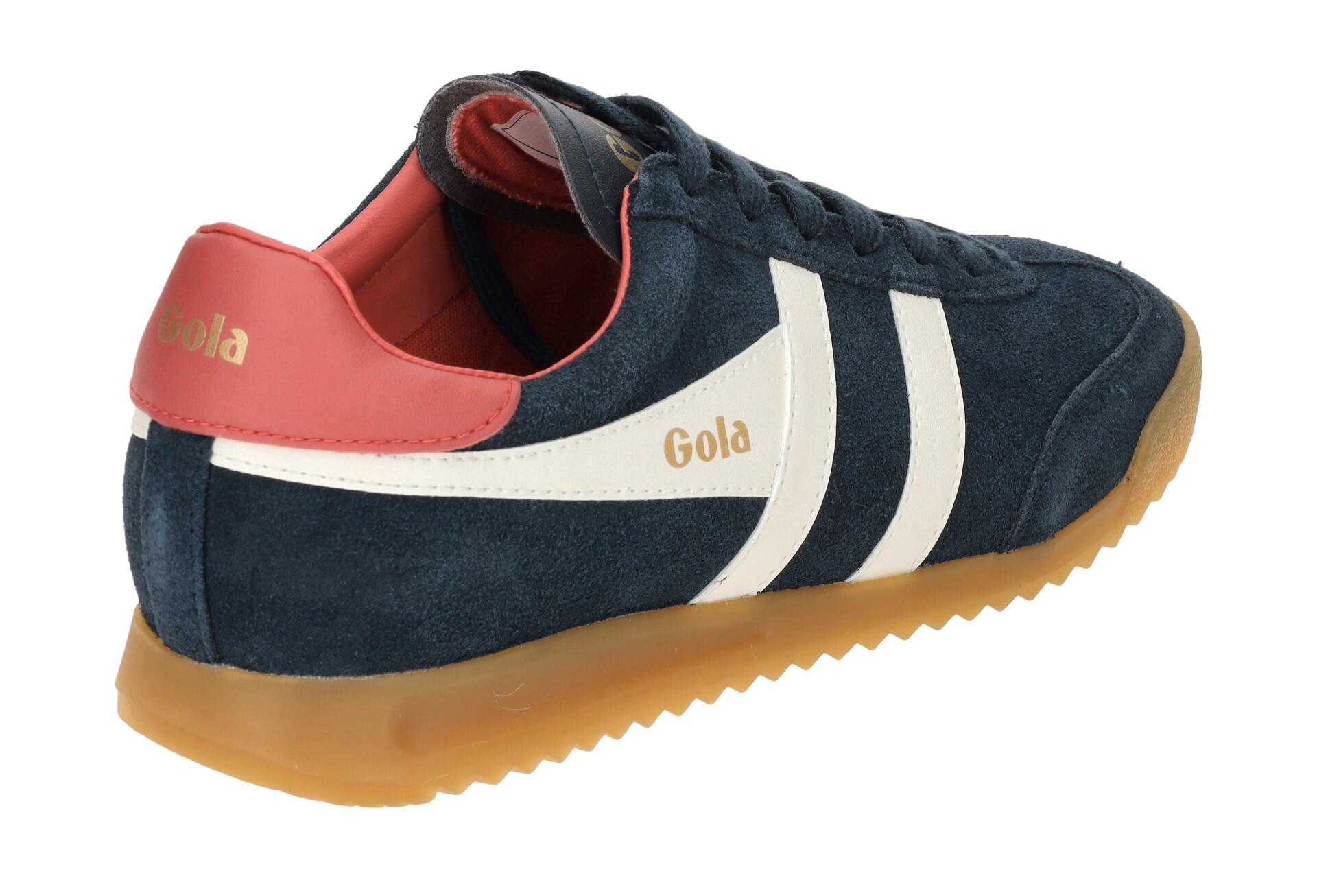 Gola Torpedo Damen Sneakers Schuhe blau marineblau Velour CLB761 4/7