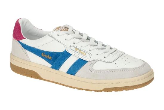 Gola Hawk Schuhe Sneakers weiß blau Damen CLB336