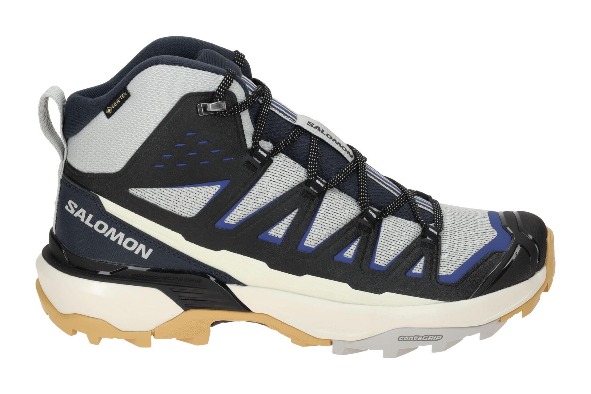 Salomon X Ultra 360 Edge Mid Schuhe grau schwarz GORE-TEX 2/7