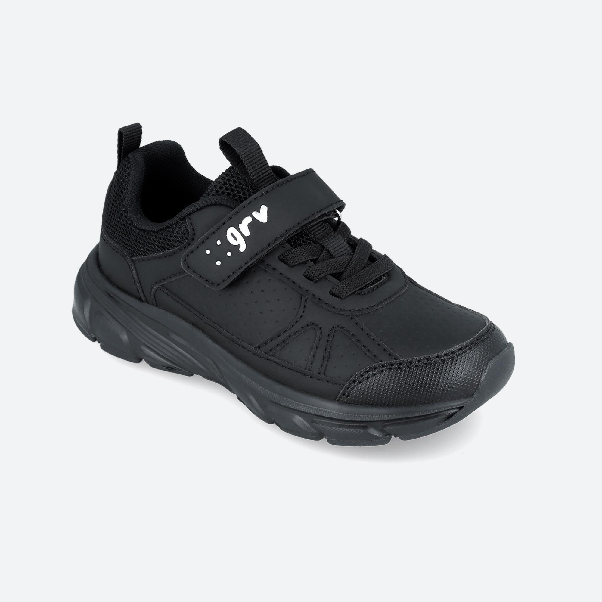 Zapatillas Niños Garvalín 251710A Negras Cierre Adherente 4/6