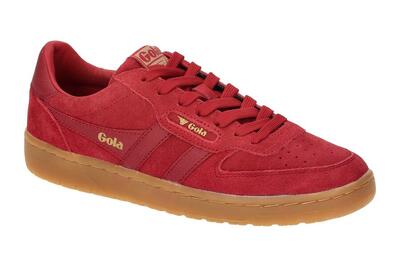 Gola Hawk Suede Schuhe Sneakers rot Damen CLB571