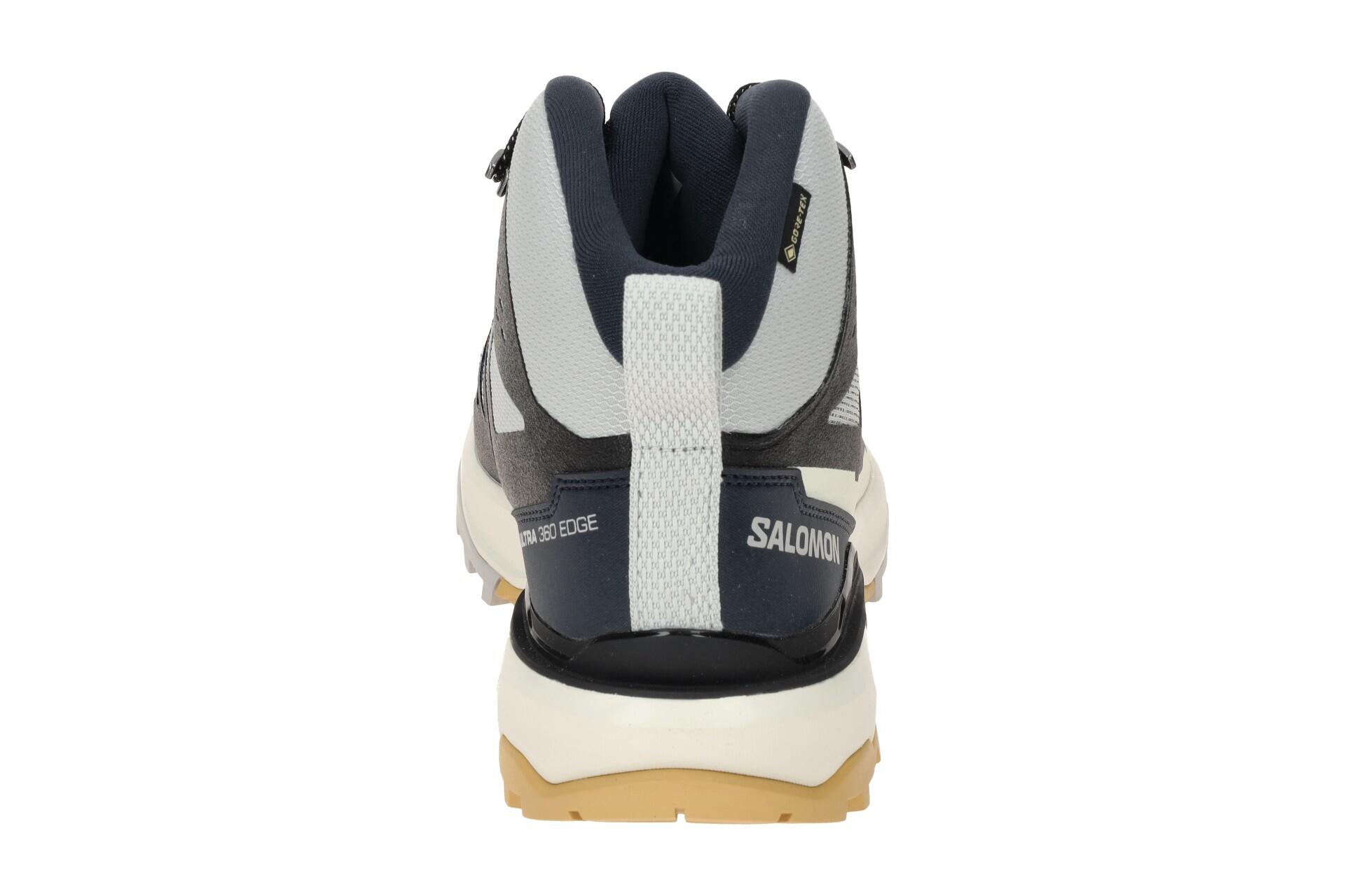 Salomon X Ultra 360 Edge Mid Schuhe grau schwarz GORE-TEX 5/7