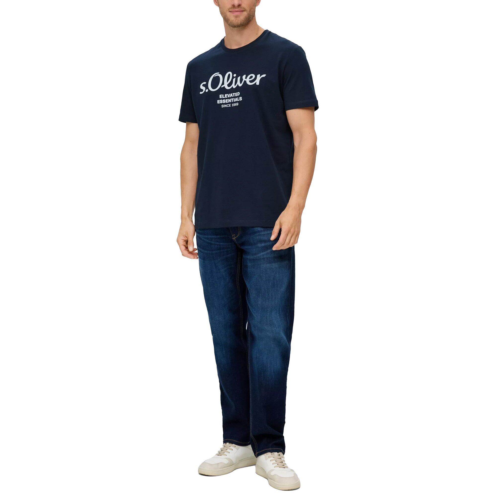 T-Shirt Herren 1er Pack Bequem sitzend-Logo T-Shirt 3/5