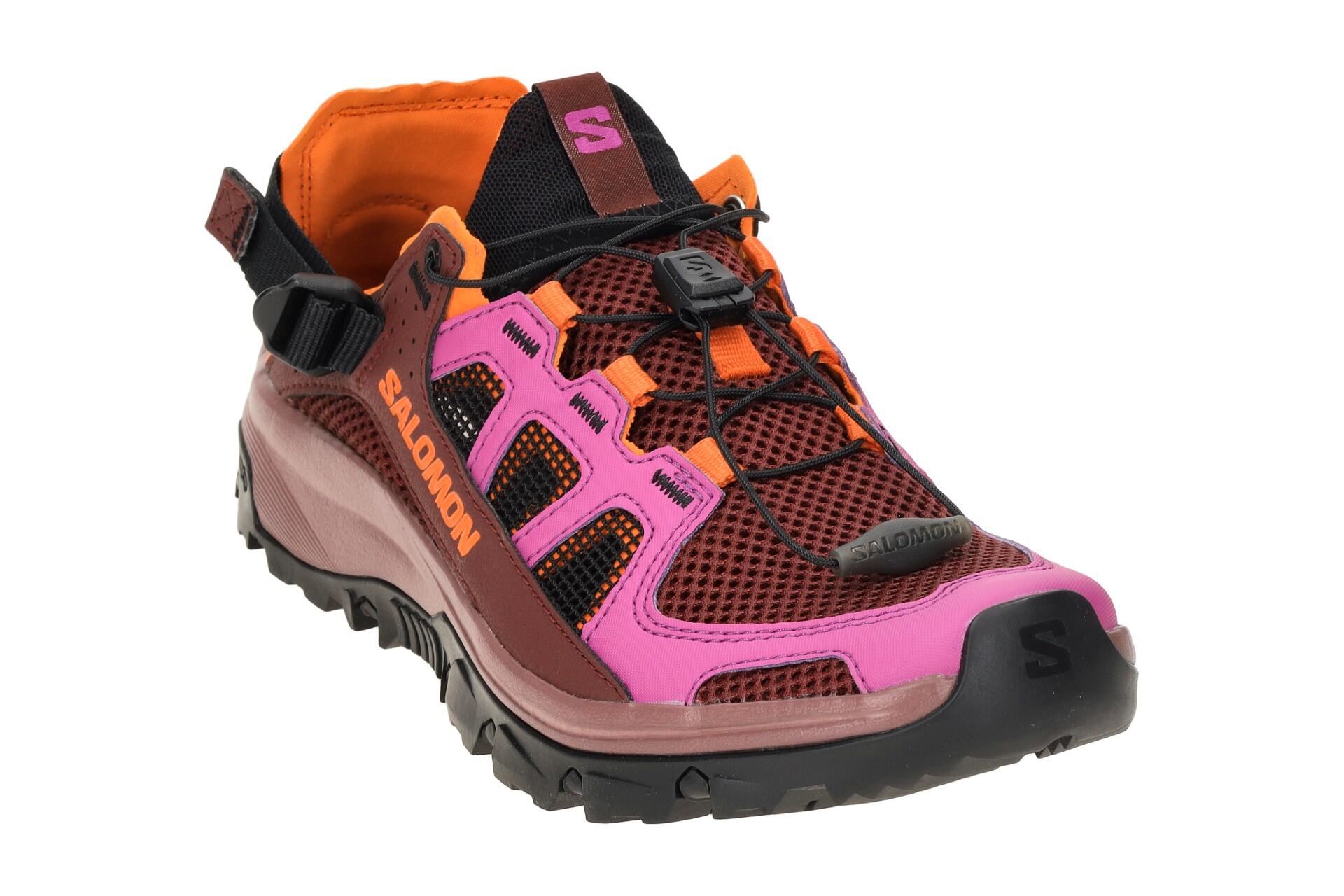Salomon Techamphibian 5 Schuhe rot pink Damen 479654 3/7