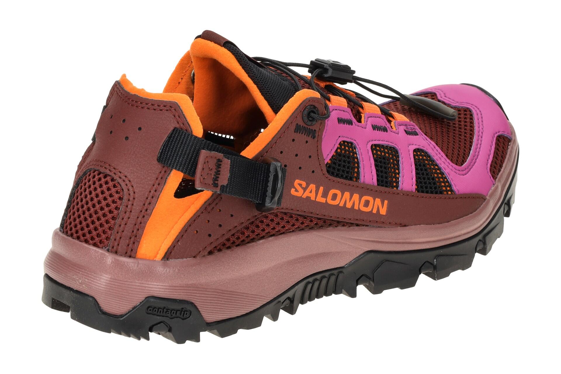 Salomon Techamphibian 5 Schuhe rot pink Damen 479654 4/7