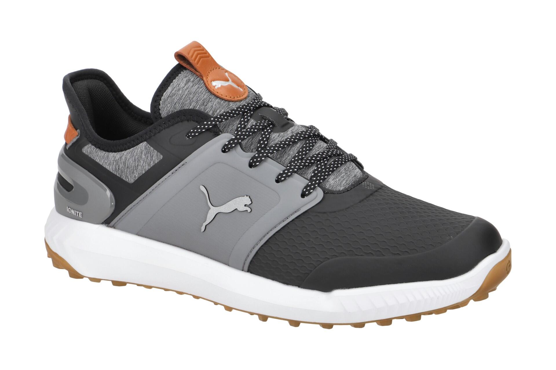 Puma IGNITE Schuhe schwarz grau Golfschuhe 376077 1/7