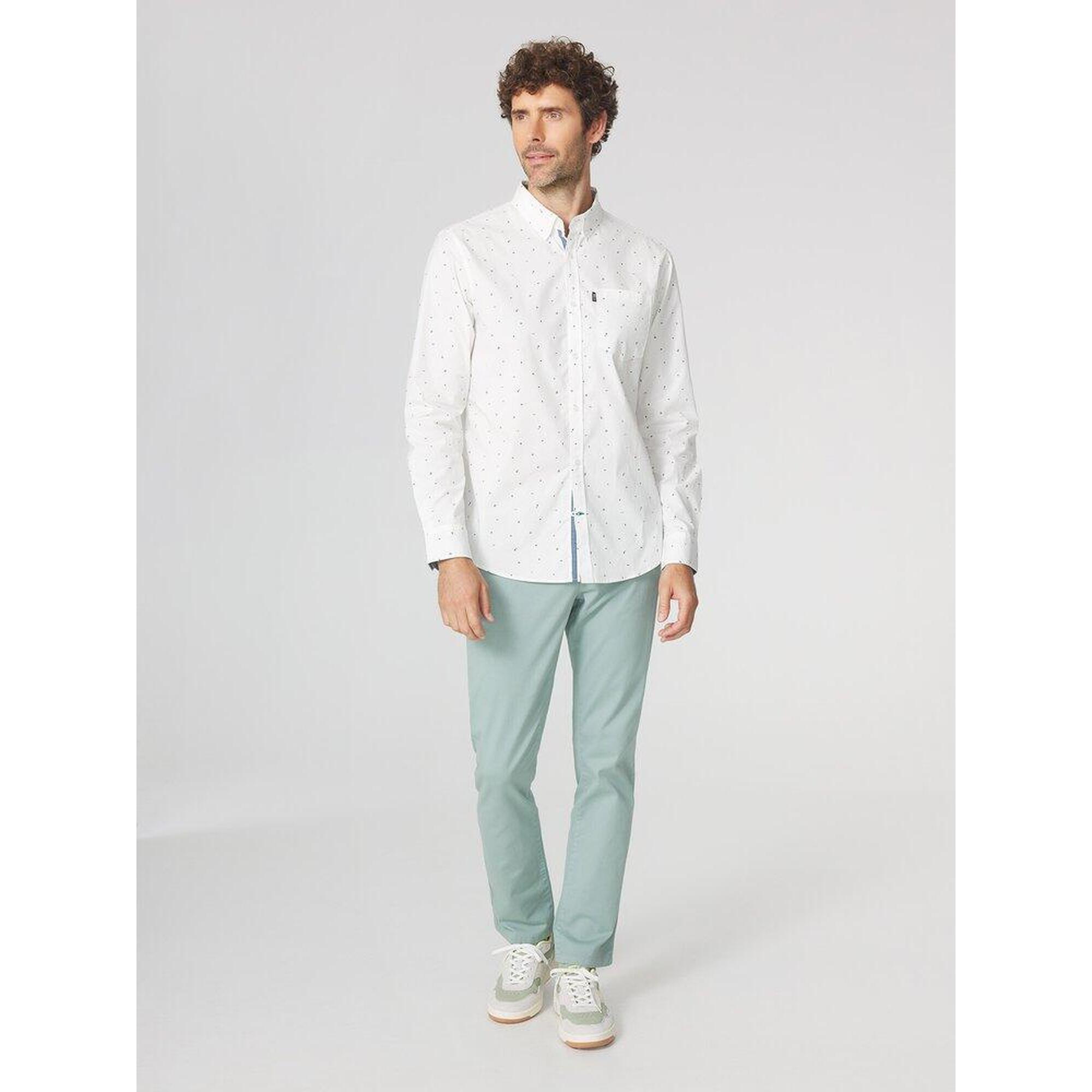 Tbs - Chemise Manches Longues Homme - Taricche Blanc/ecru - Chemise Manches Longues - Blanc - Decathlon