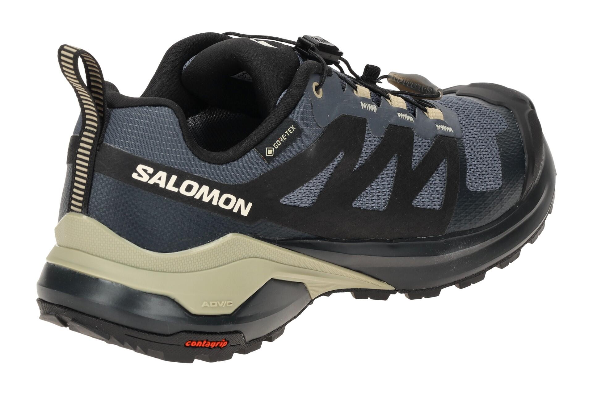 Salomon X Adventure GTX Schuhe blau schwarz GORE-TEX 475260 4/7