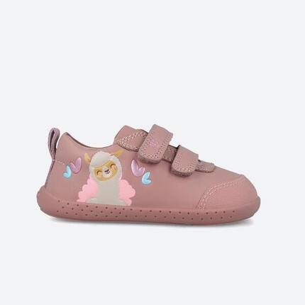 Zapatillas Barefoot Niña Garvalín 251305A Rosas Cierre Adherente