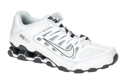 NIKE Reax Schuhe weiß silber Herren Sportschuhe