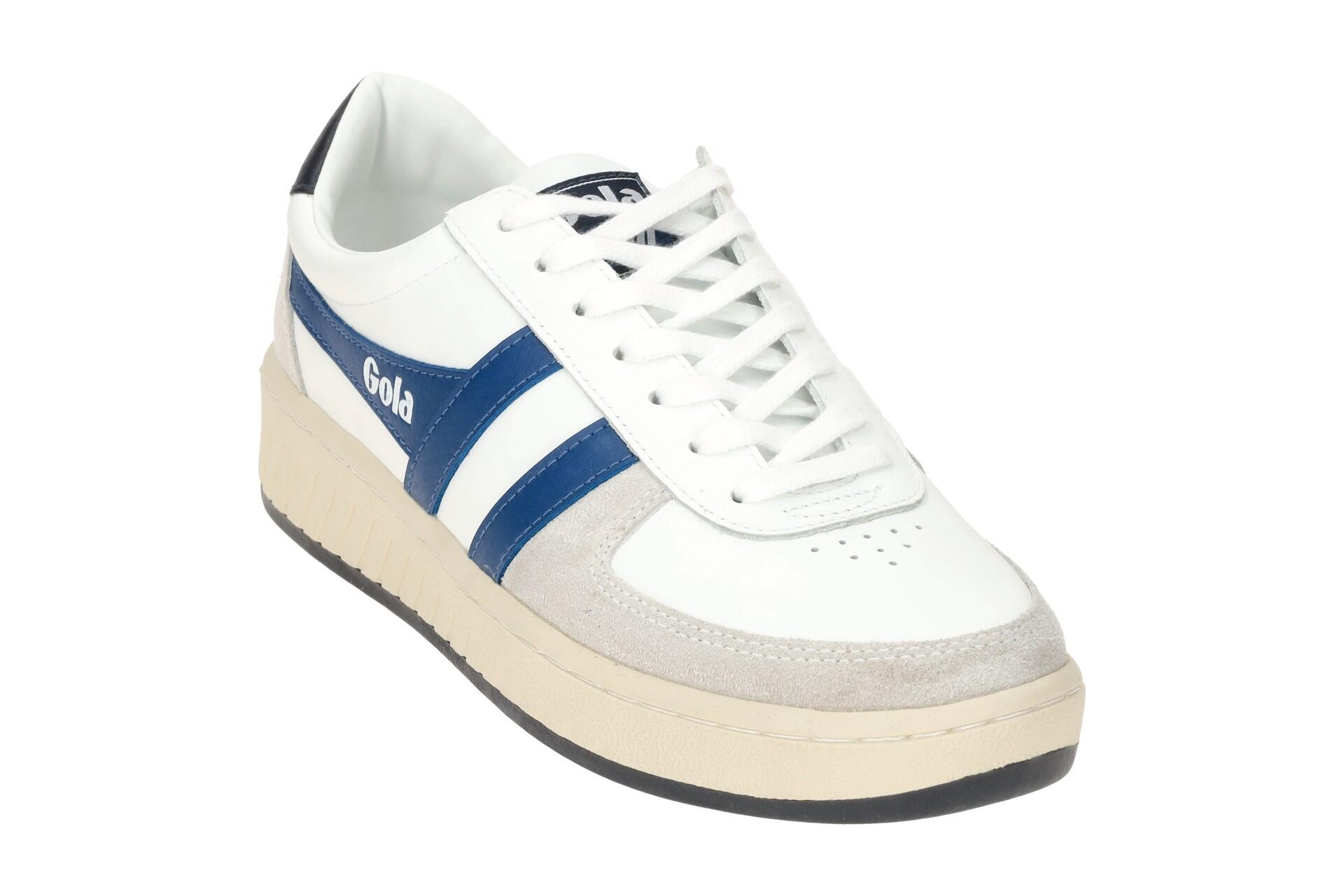 Gola Grandslam Classic Schuhe Sneakers weiß blau CMB117 3/7