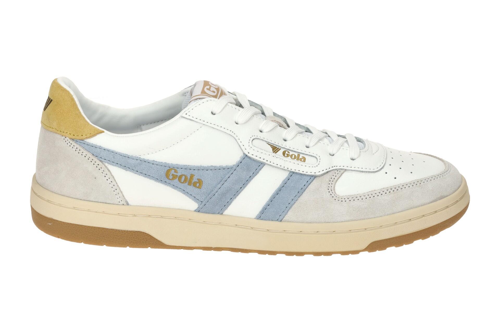 Gola Hawk Schuhe Sneakers weiß blau Damen CLB336 2/7