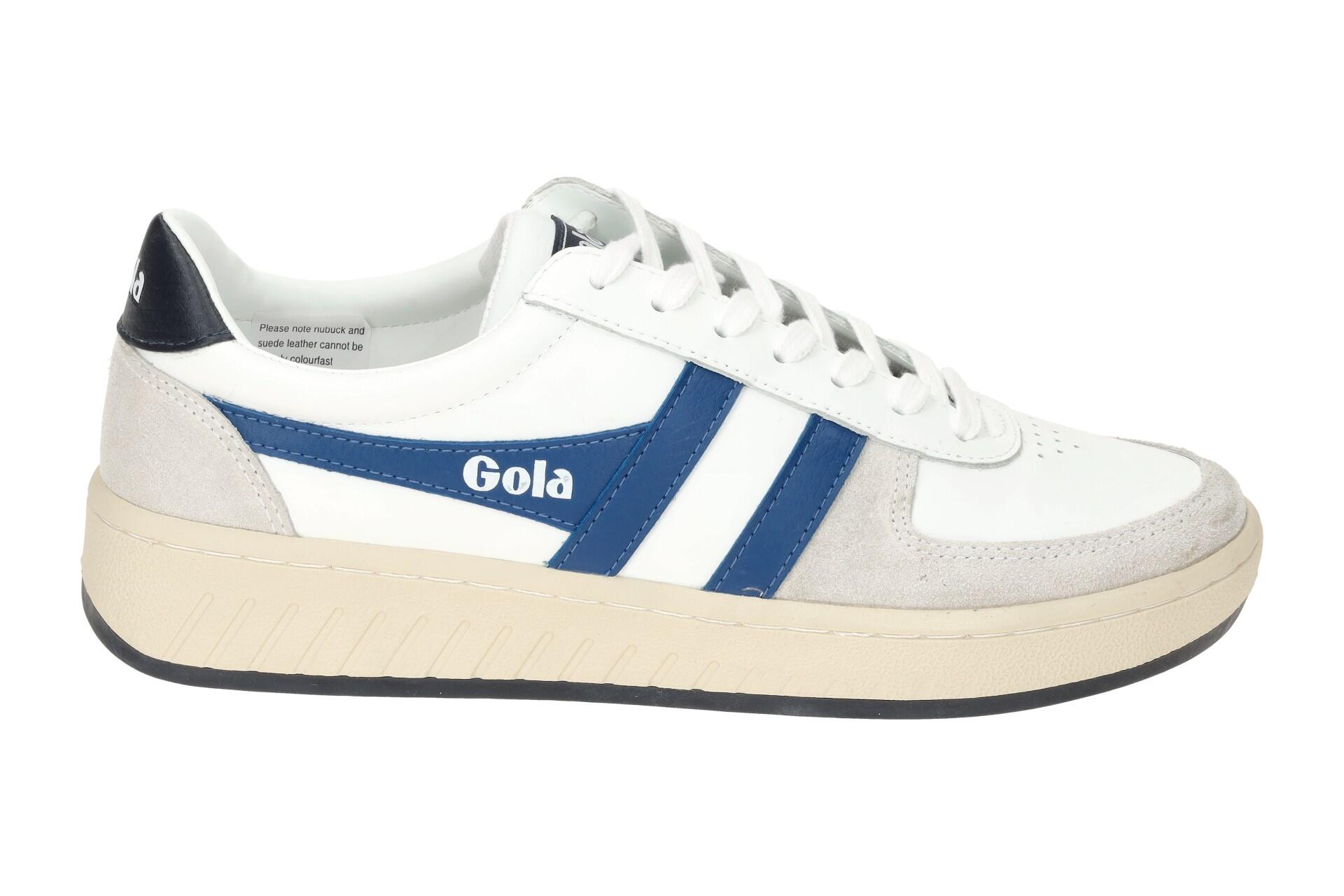 Gola Grandslam Classic Schuhe Sneakers weiß blau CMB117 2/7