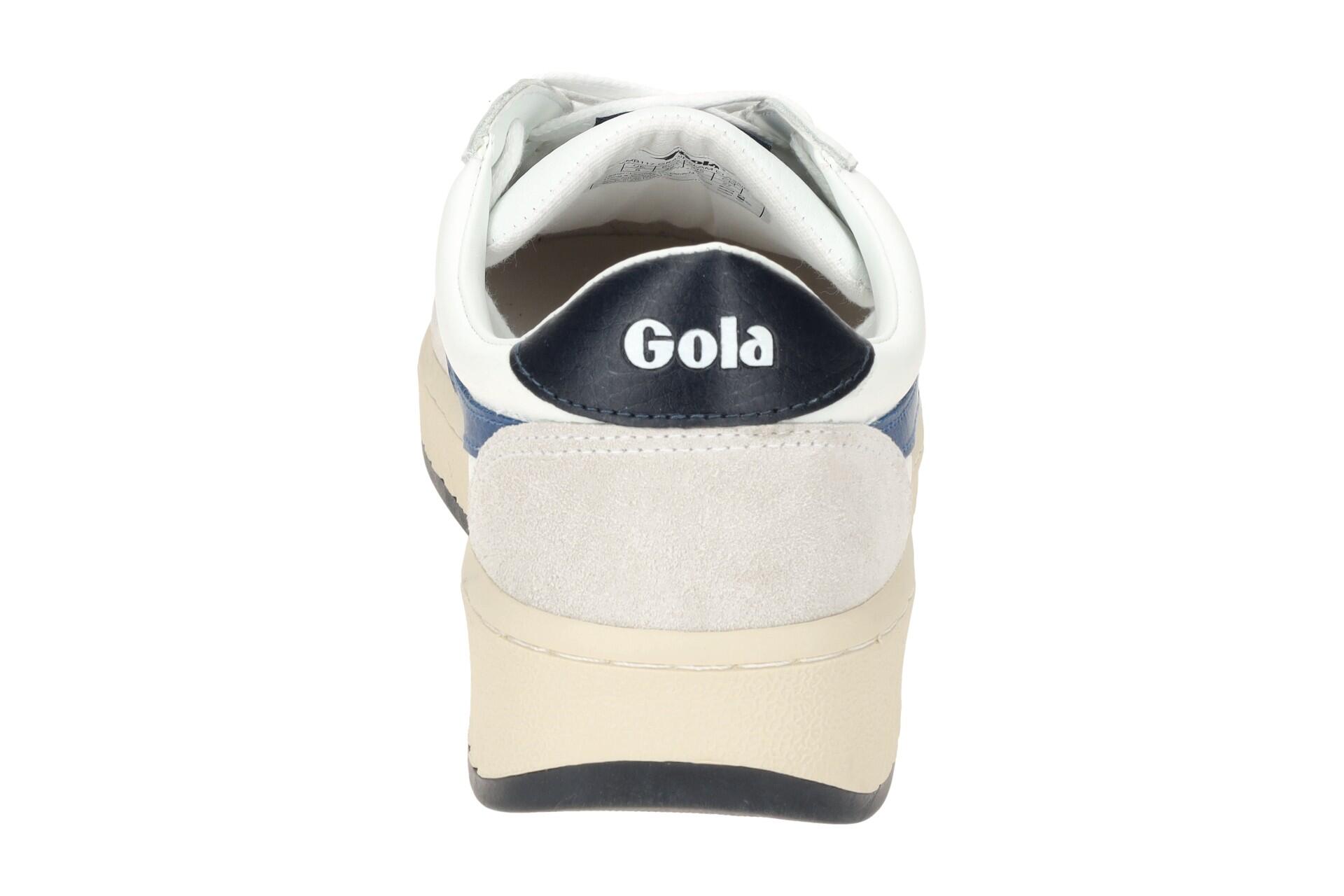 Gola Grandslam Classic Schuhe Sneakers weiß blau CMB117 5/7
