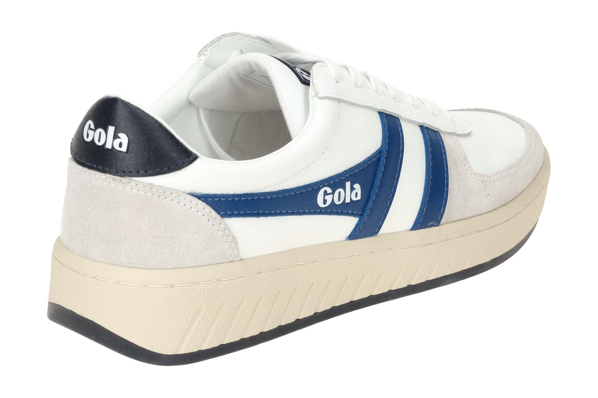 Gola Grandslam Classic Schuhe Sneakers weiß blau CMB117 4/7