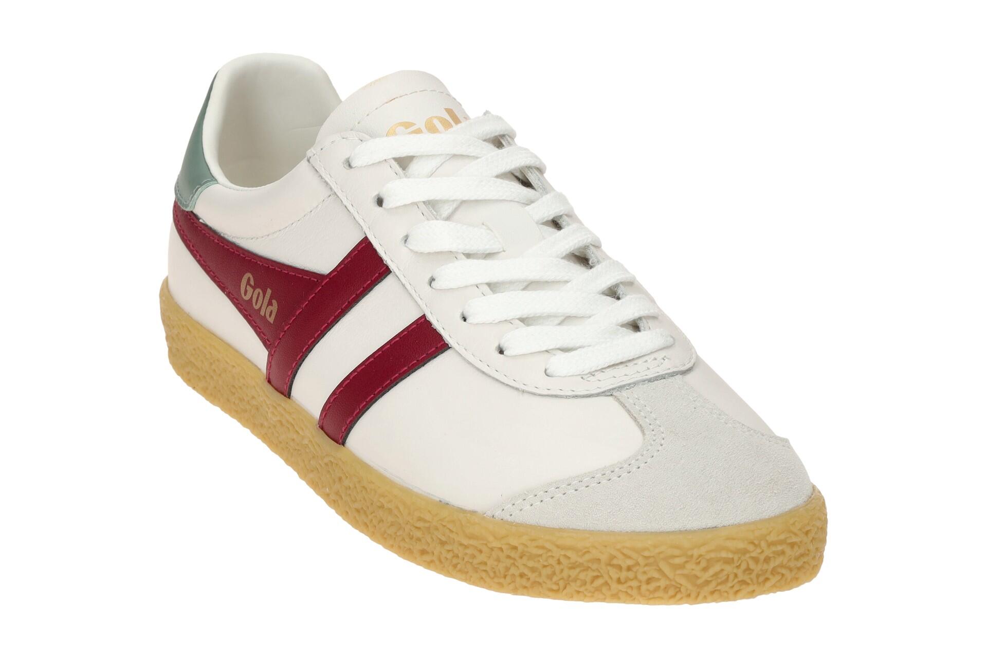 Gola Medallist Schuhe Sneakers weiß rot Damen CLB739 3/7