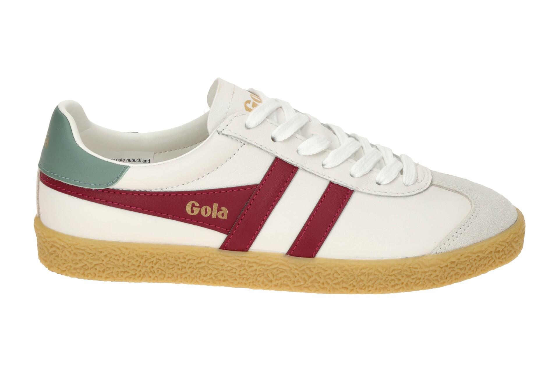 Gola Medallist Schuhe Sneakers weiß rot Damen CLB739 2/7