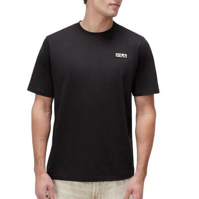 T-shirt Fila Ricamato Nero da Uomo