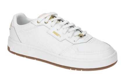 Puma Court Classic Lux white Sneaker weiß Sport 395019