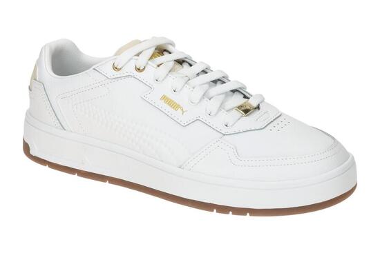 Puma Court Classic Lux white Sneaker weiß Sport 395019