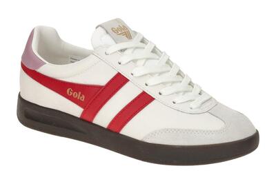 Gola Cyclone Schuhe Sneakers weiß rot Damen CLB743