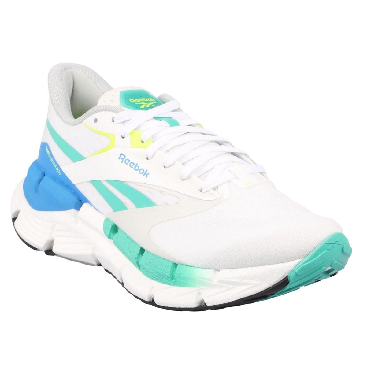 REEBOK Unisex Adults FloatZig Symmetros Trainers (White/Green)
