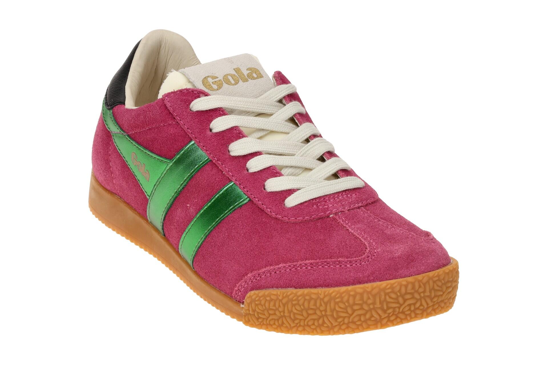 Gola Elan Glitz Schuhe Sneakers pink grün Damen CLB790 3/7