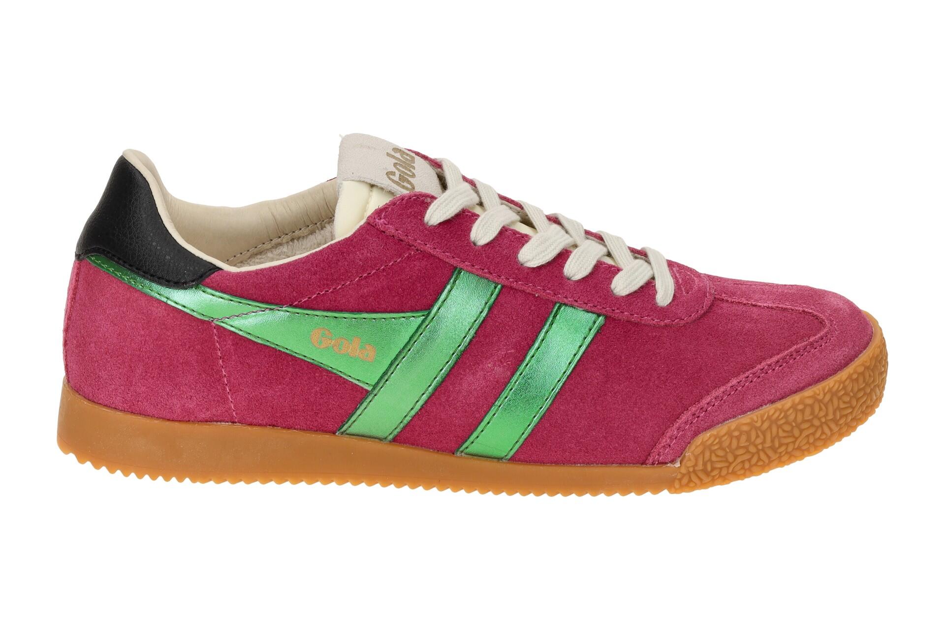 Gola Elan Glitz Schuhe Sneakers pink grün Damen CLB790 2/7