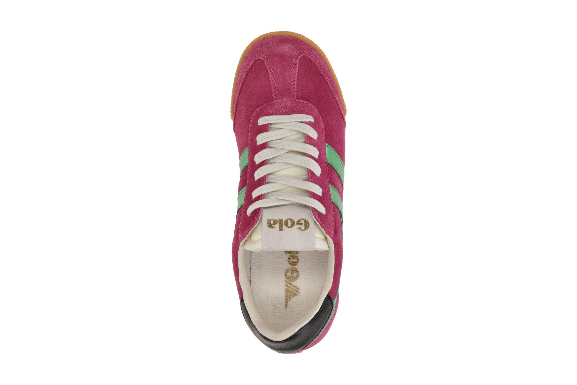 Gola Elan Glitz Schuhe Sneakers pink grün Damen CLB790 6/7