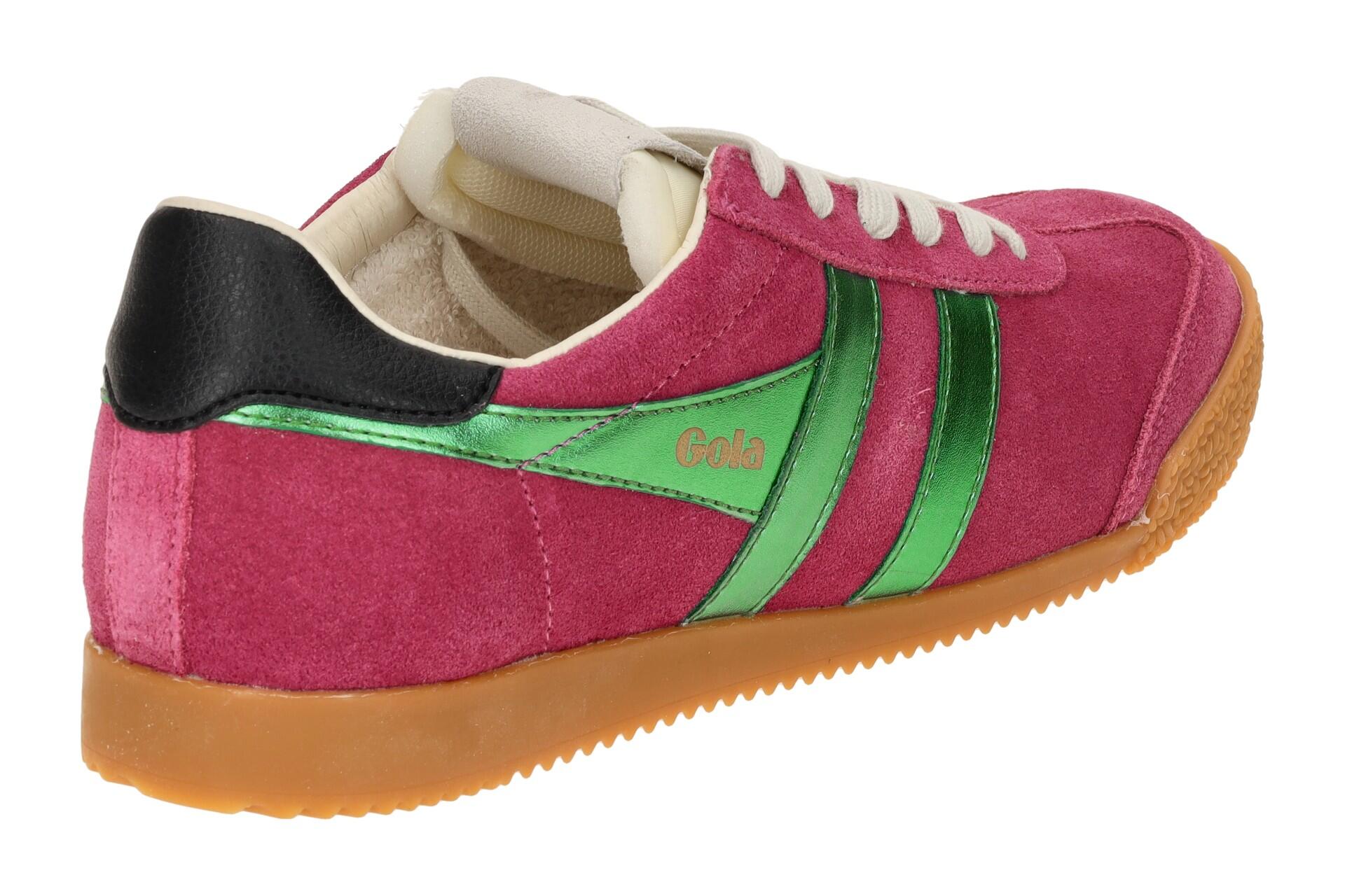 Gola Elan Glitz Schuhe Sneakers pink grün Damen CLB790 4/7