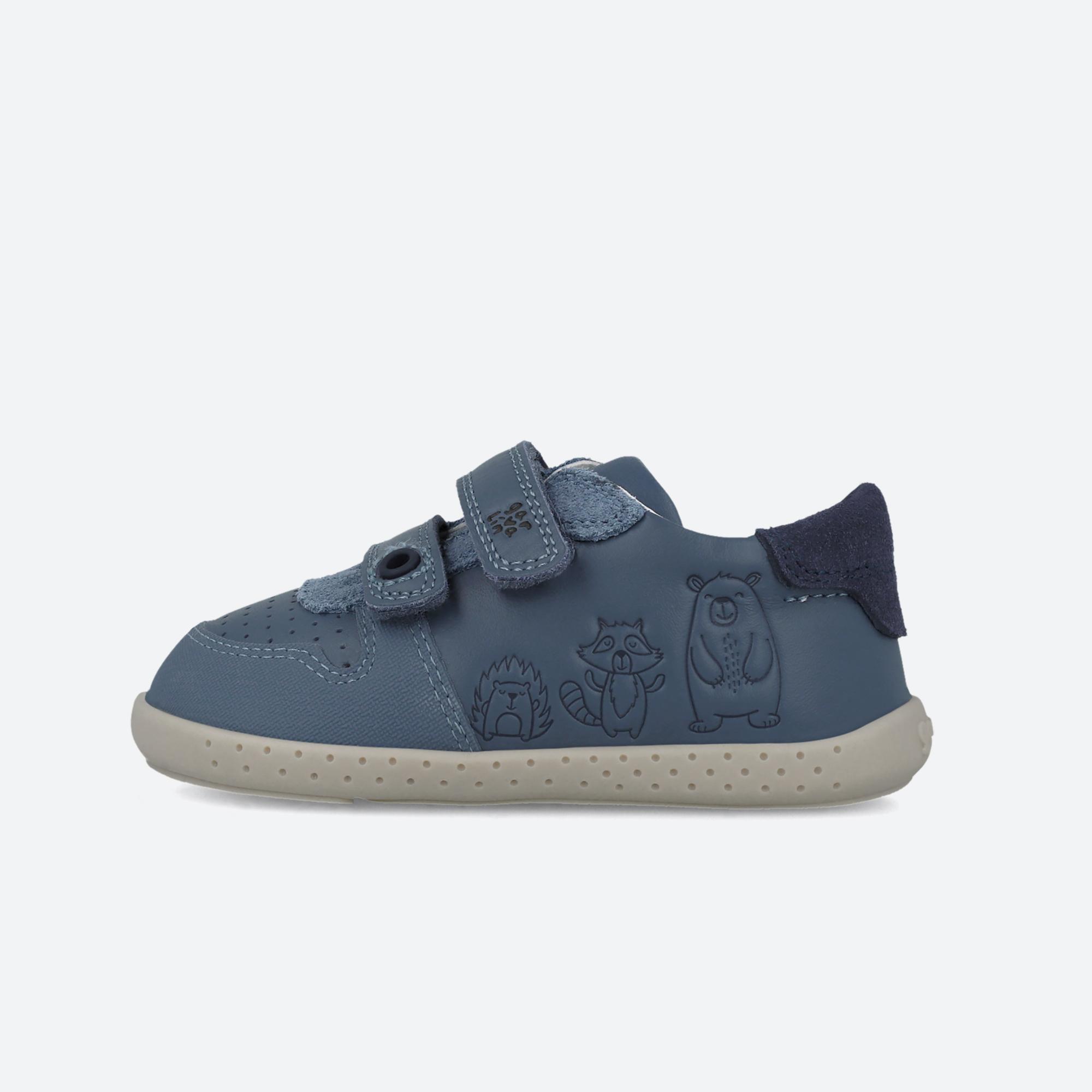Zapatillas Barefoot Niño Garvalín 251311A Azules Cierre Adherente 6/7